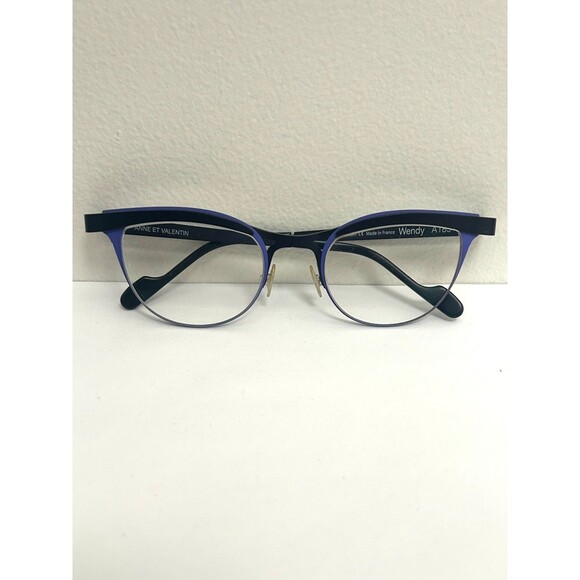 Anne Et Valentin Eyeglasses Wendy A185 Titanium Matte Purple France 47-19 140 - Picture 3 of 8
